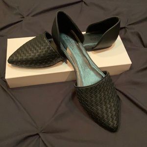 New JustFab Black flats size 9.5